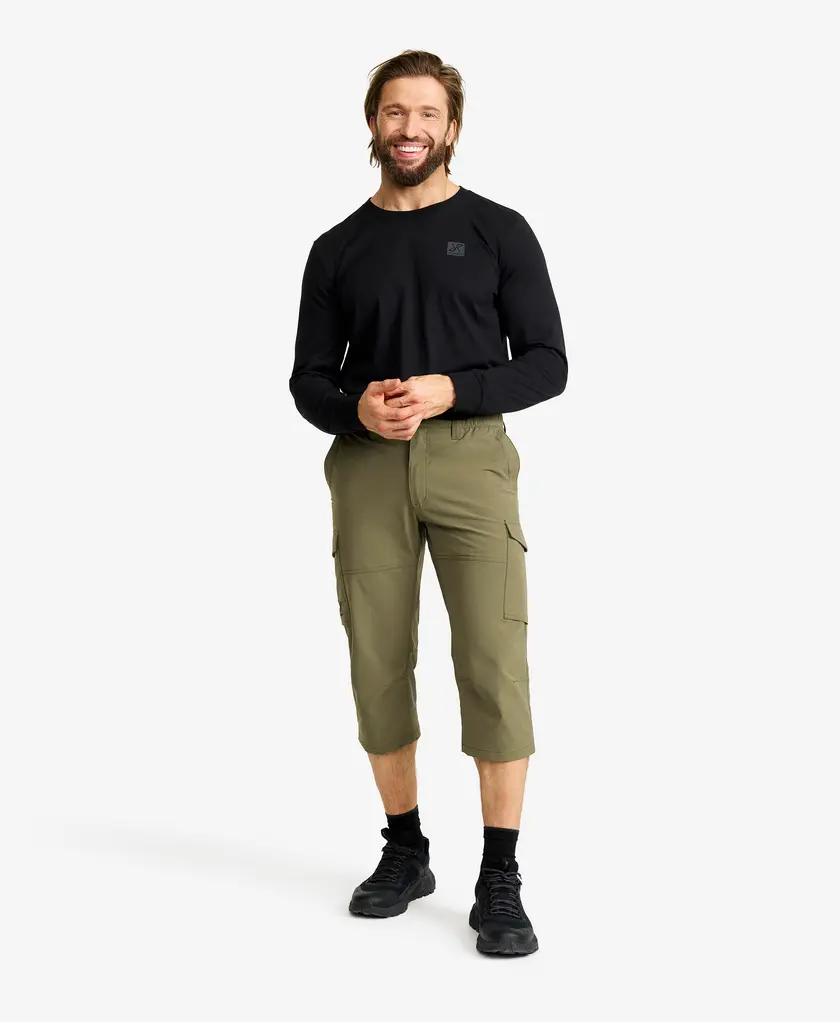 Adventure 3/4 Cargo Stretch Trousers Men